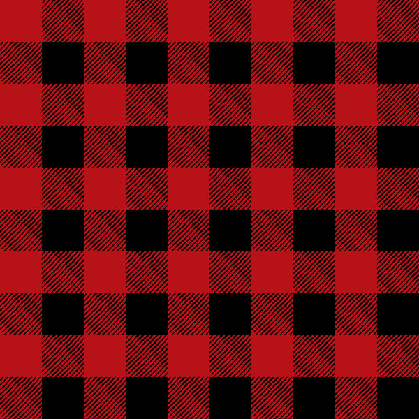 Плиточные красные и черные фланелевые пятна
