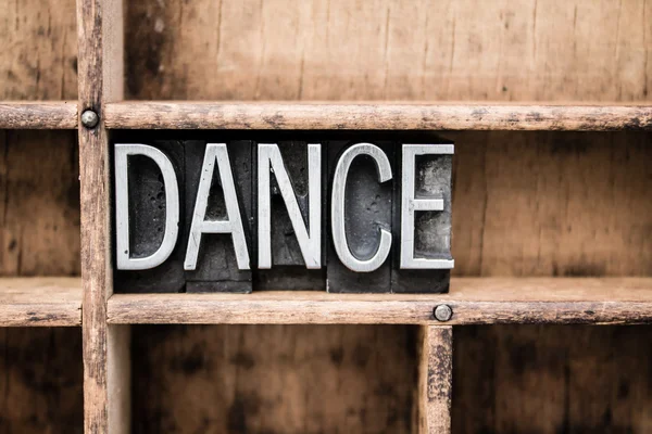 引き出しの中にダンス ヴィンテージ凸版タイプ — ストック写真