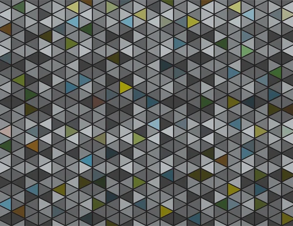 抽象的灰色和黑色的彩色的三角背景 — 图库矢量图片