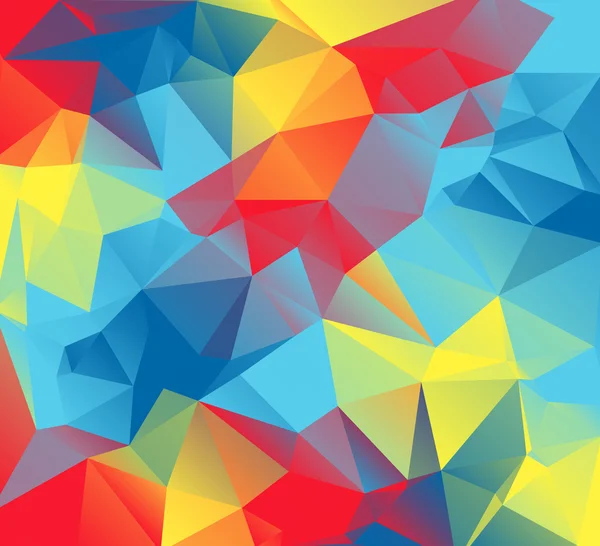 Аннотация Triangular Background Illustration with Autism Awarenes — стоковый вектор