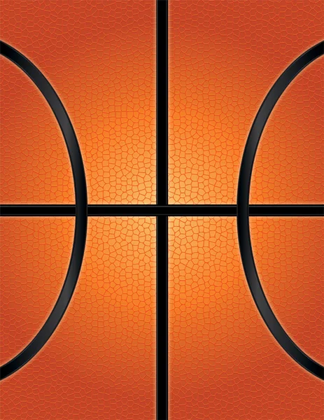 Basketball Textur Hintergrund Illustration — Stockvektor