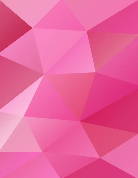 Fondo de triángulos rosa abstracto — Archivo Imágenes Vectoriales