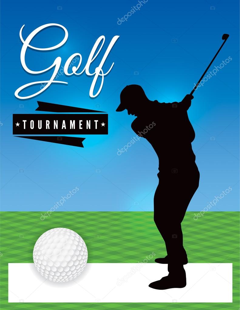 Golf Tournament Flyers Template from st2.depositphotos.com