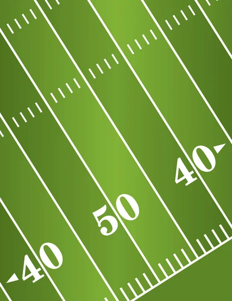 Diagonal American Football Field Background — Stock Vector