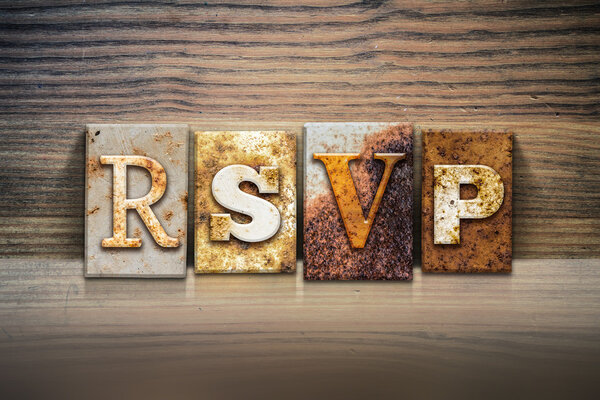 RSVP Concept Letterpress Theme