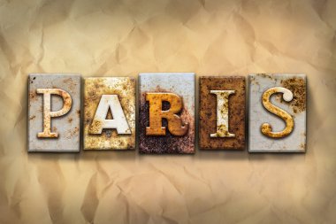 Paris kavramı paslı Metal türü