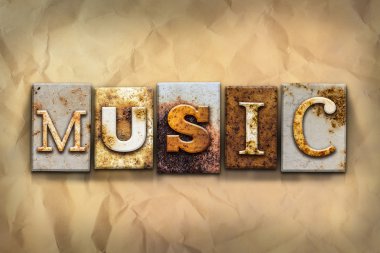 Müzik konsepti paslı Metal türü