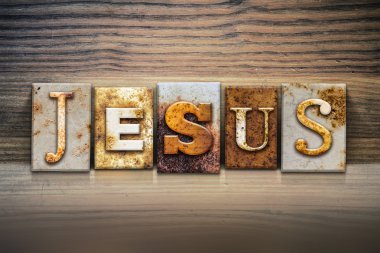Jesus Concept Letterpress Teması