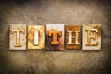 Tithe Concept Letterpress Leather Theme