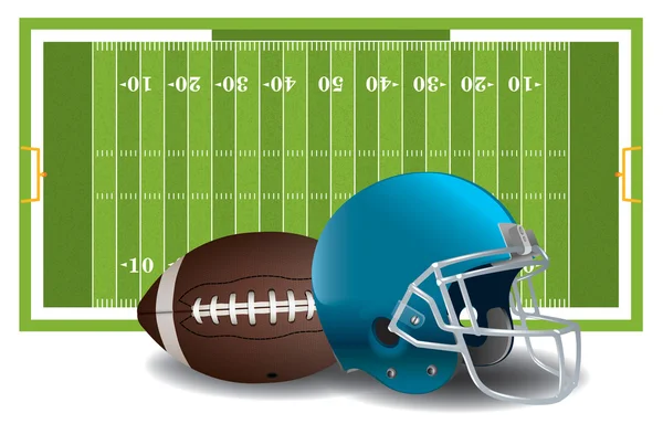 Americký fotbal prvky ilustrace — Stockový vektor