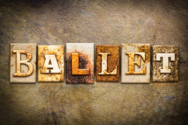 Bale kavramı Letterpress deri Tema