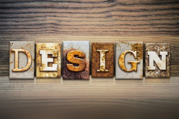 Design Concept Letterpress Tema — Foto Stock