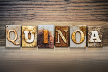 Quinoa kavramı Letterpress Tema