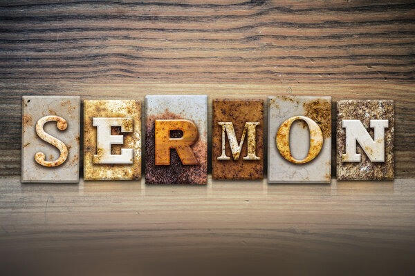 Sermon Concept Letterpress Theme