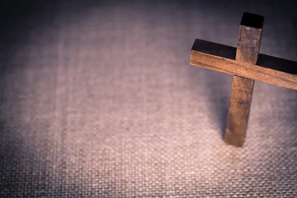 Holy Wooden Christian Cross — Stock Photo, Image