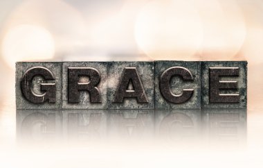 Grace konsepti Vintage Letterpress türü