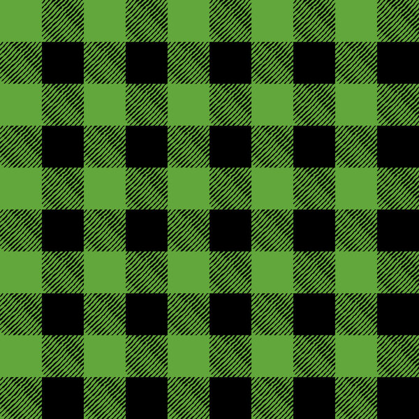 Плиточные зеленые и черные фланелевые пластины
