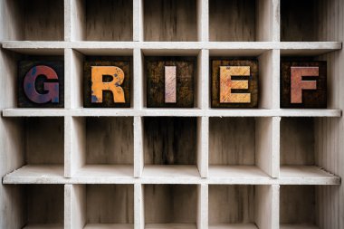 Keder kavramı ahşap Letterpress türü içinde çizmek