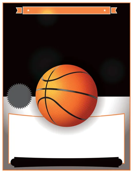 Vectorillustratie basketbal toernooi — Stockvector