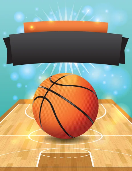 Flyer de basket vectoriel — Image vectorielle