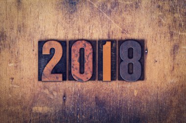 2018 kavramı ahşap Letterpress türü