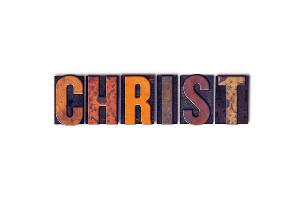 Tipo de tipografía aislada de Christ Concept —  Fotos de Stock