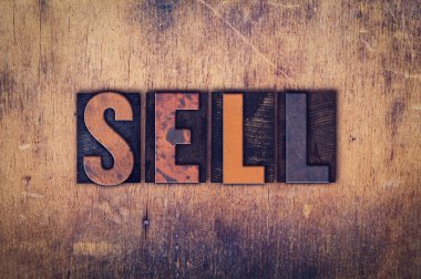 Kavram ahşap Letterpress yazın