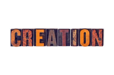 İzole Letterpress türü yaratma kavramı