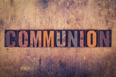 Cemaat kavramı ahşap Letterpress türü