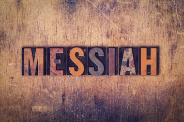 Mesih kavramı ahşap Letterpress türü