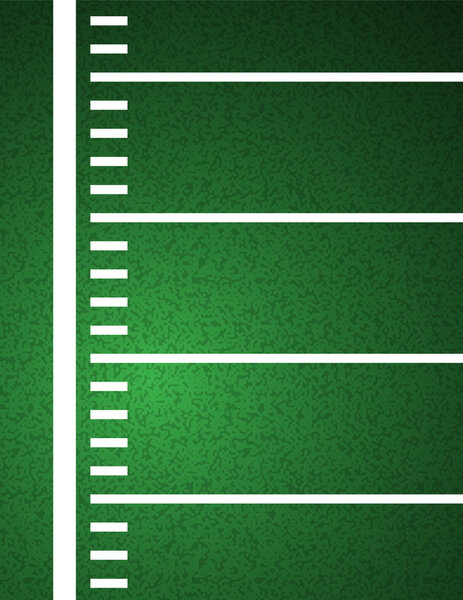 Campo de fútbol americano fondo ilustración — Vector de stock
