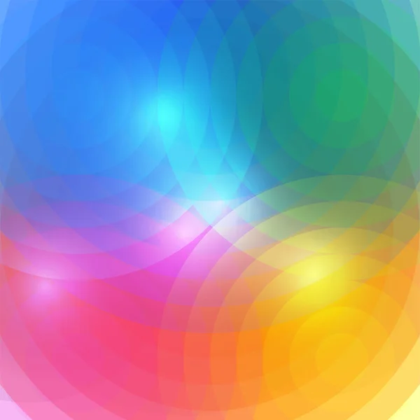 抽象的彩虹圆圈背景 — 图库矢量图片