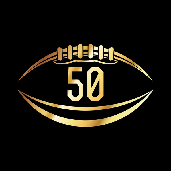 Emblem American Football 50 — Stockvektor