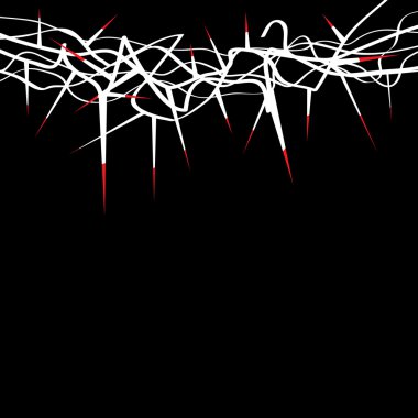 Jesus Christ Crown of Thorns clipart