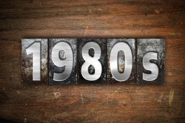 1980'lerde kavramı Metal Letterpress türü