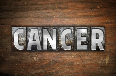 Kanser kavramı Metal Letterpress türü
