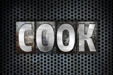 Kavram Metal Letterpress türü yemek