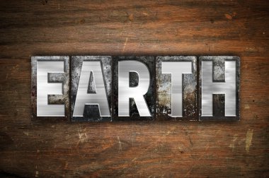 Dünya kavramı Metal Letterpress türü