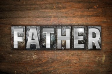 Baba kavramı Metal Letterpress tip