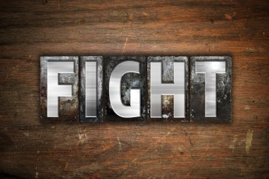 Kavram Metal Letterpress türü mücadele