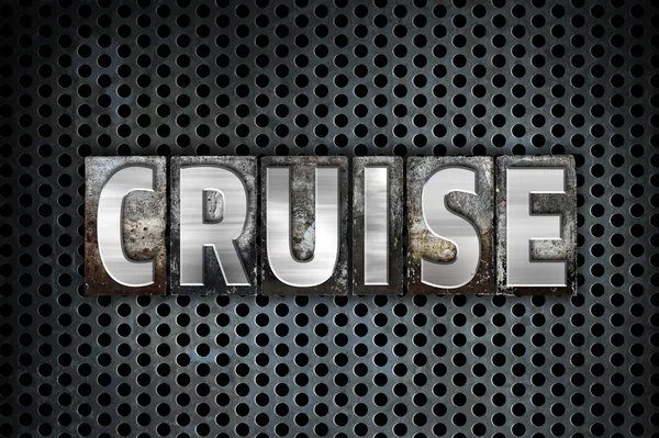 Cruise Concept Metal Tipo de tipografía — Foto de Stock