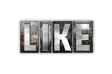 İzole kavramı gibi Metal Letterpress türü