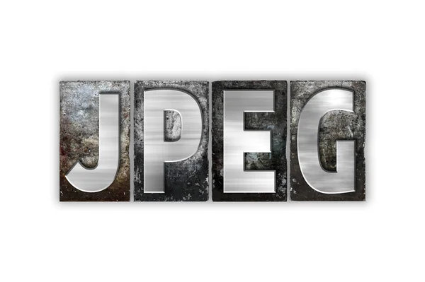 Jpeg 概念絶縁金属活版型 — ストック写真