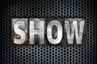 Kavram Metal Letterpress türünü göster