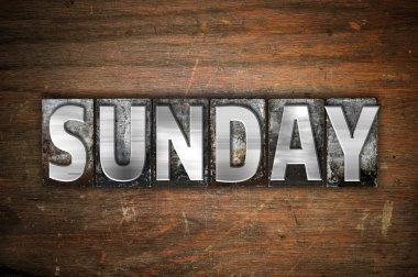 Pazar kavramı Metal Letterpress türü