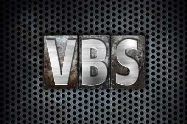 Vbs kavramı Metal Letterpress türü