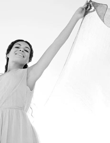 Mujer sonriente elegante —  Fotos de Stock