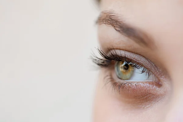 Young woman - green eye — Stock fotografie