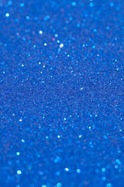 Abstract blue glitter festive background