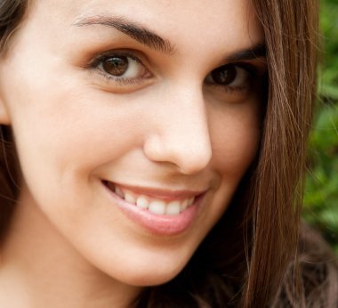 portrait of a young and attractive woman